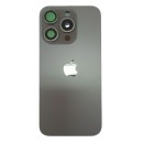 Klapka Plecki Tył iPhone 15 Pro Black z Ramką i Magnesami