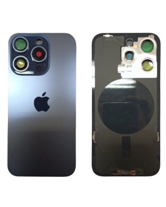 Klapka Plecki Tył iPhone 15 Pro Blue z Ramką i Magnesami