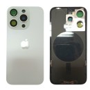 Klapka Plecki Tył iPhone 15 Pro Silver z Ramką i Magnesami MAGSAFE