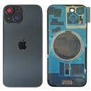 Klapka Jednobryłowa Plecki Tył iPhone 15 Black z Ramką i Magnesami