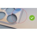 Klapka Jednobryłowa Plecki Tył iPhone 14 Starlight z Ramką i Magnesami MAGSAFE HQ