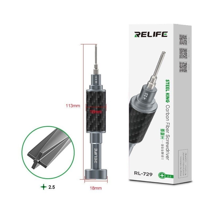 Profesjonalny śrubokręt Cannon King RELIFE Pinhead Philips PCB+
