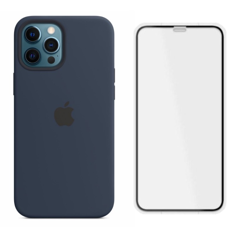 ETUI z MagSafe do iPhone 12 Pro Max Głęboki Granat