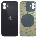 Klapka Jednobryłowa Tył iPhone 12 Mini Black Duże oczko HQ