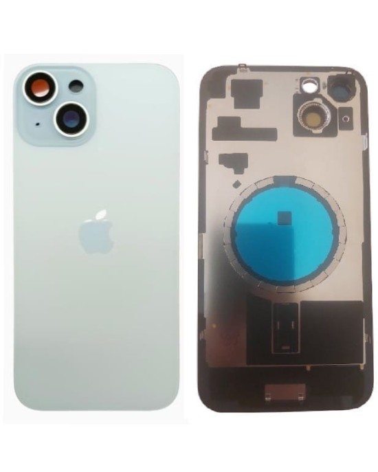 Klapka Jednobryłowa Tył iPhone 15 Plus Blue z Ramką HQ