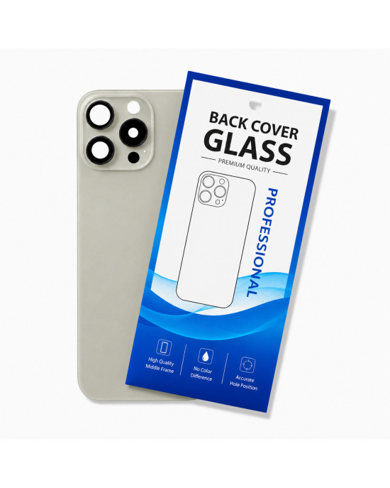 Klapka Jednobryłowa Plecki Tył iPhone 15 Pro Titanium Ramka HQ