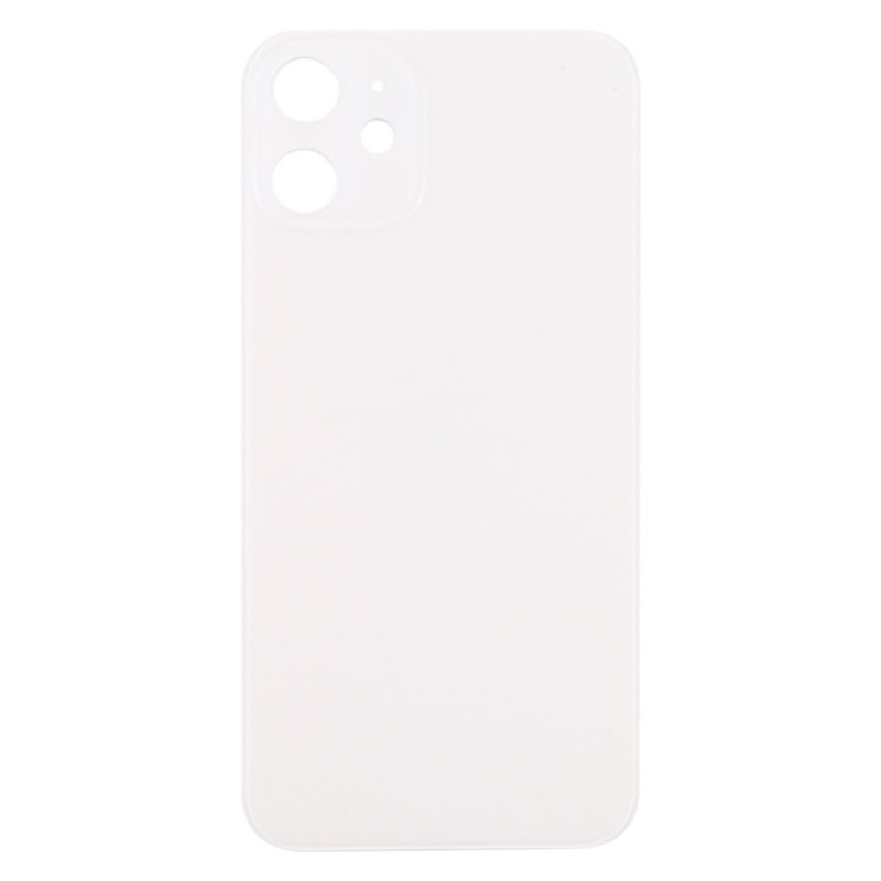 Klapka Jednobryłowa Plecki Tył iPhone 12 White Duże oczko HQ