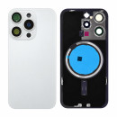 Klapka Jednobryłowa Plecki Tył iPhone 15 Pro Silver z Ramką HQ