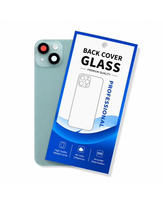 Klapka Jednobryłowa Plecki Tył iPhone 15 Green z Ramką HQ