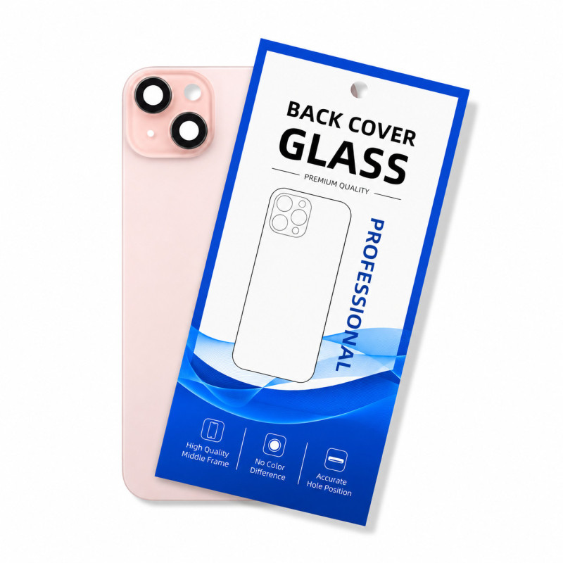 Klapka Jednobryłowa Plecki Tył iPhone 15 Pink z Ramką HQ