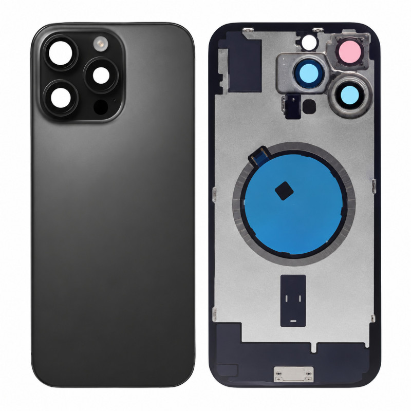Klapka Jednobryłowa Plecki Tył iPhone 16 Pro Black Titanium  HQ
