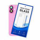 Klapka Jednobryłowa Plecki Tył iPhone 16 Pink z Ramką HQ