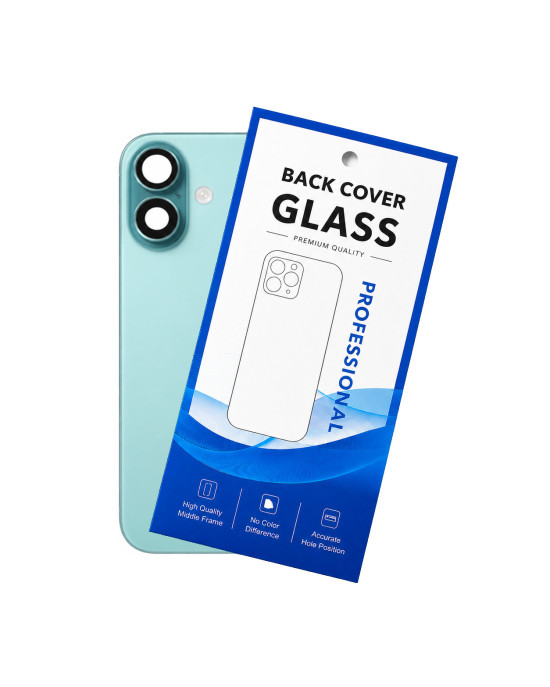 Klapka Jednobryłowa Plecki Tył iPhone 16 Teal z Ramką HQ