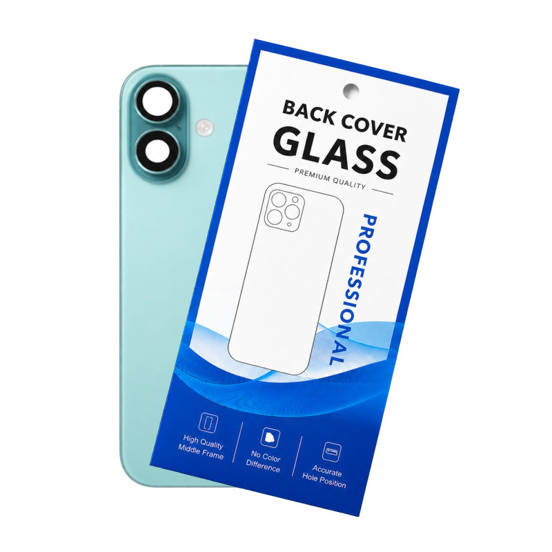 Klapka Jednobryłowa Plecki Tył iPhone 16 Teal z Ramką HQ