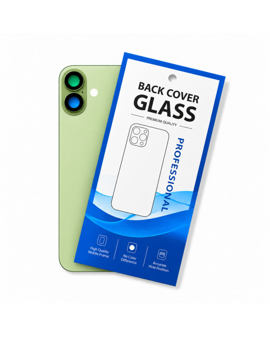 Klapka Jednobryłowa Plecki Tył iPhone 17 Green z Ramką HQ