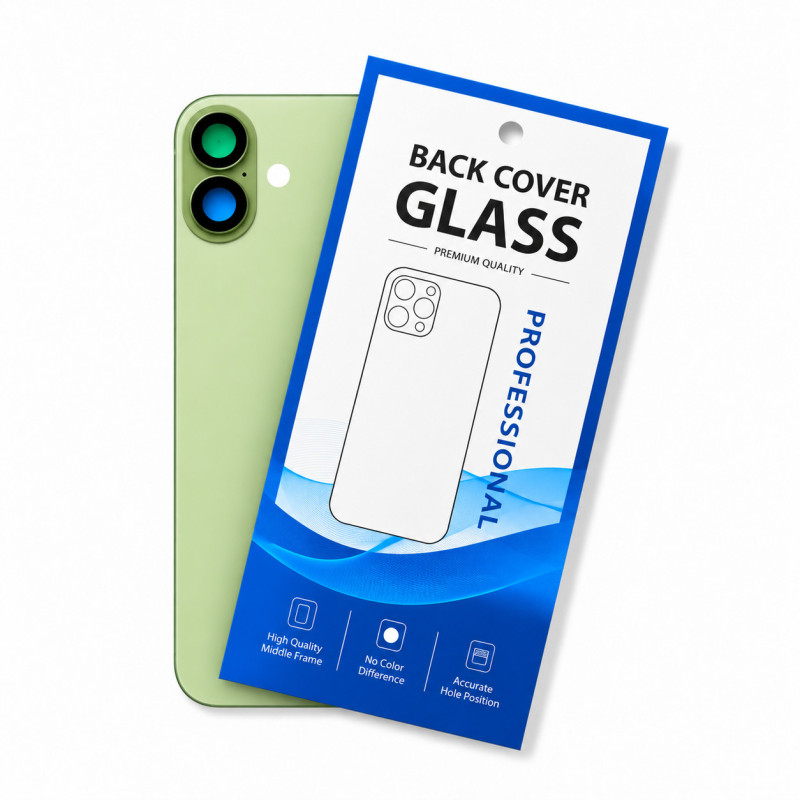 Klapka Jednobryłowa Plecki Tył iPhone 17 Green z Ramką HQ | ELGAR