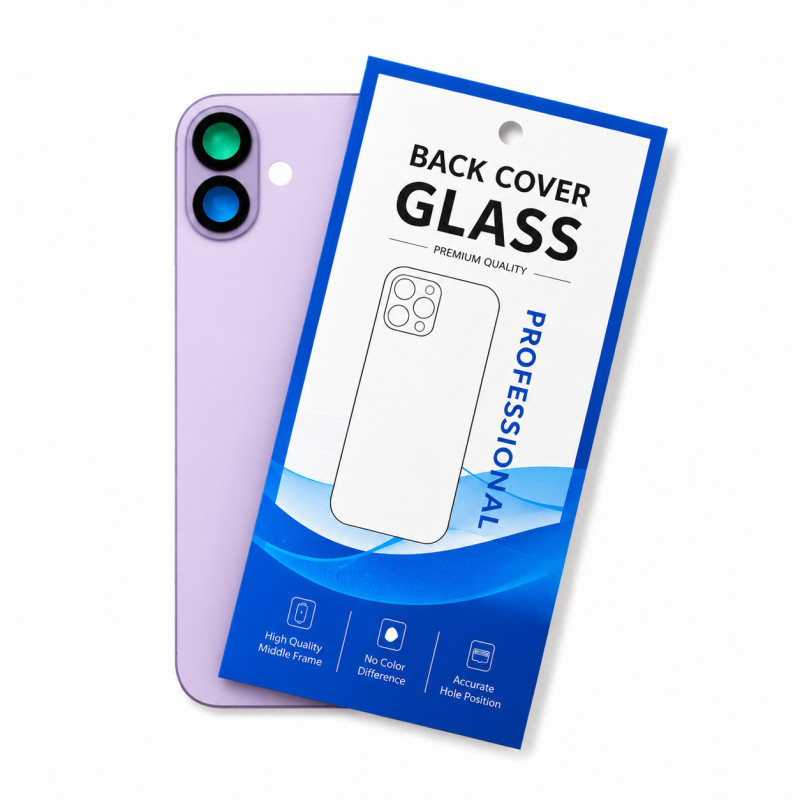 Klapka Jednobryłowa Plecki Tył iPhone 17 Purple z Ramką HQ