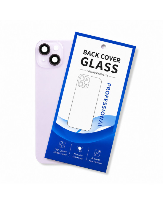 Klapka Jednobryłowa Tył iPhone 14 Plus Purple z Ramką i Magnesami MAGSAFE HQ