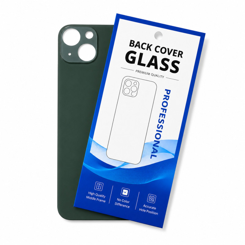 Klapka Jednobryłowa Plecki Tył iPhone 13 Green Duże oczko HQ