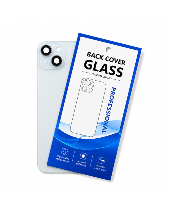 Klapka Jednobryłowa Tył iPhone 15 Plus Blue z Ramką HQ