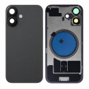 Klapka Plecki Tył iPhone 16 Black z Ramką i Magnesami