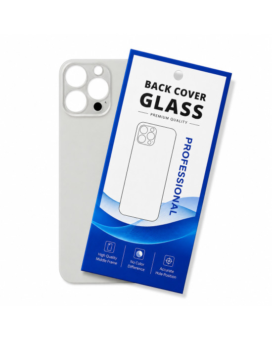 Klapka Jednobryłowa Plecki Tył iPhone 13 Pro Max Silver  HQ