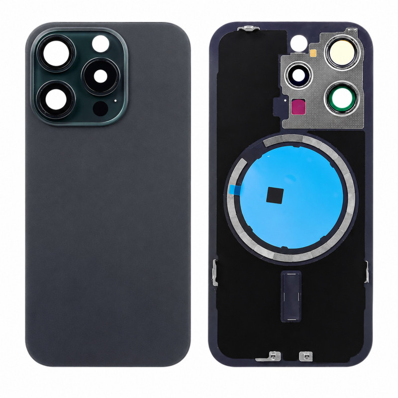 Klapka Plecki Tył iPhone 15 Pro Blue z Ramką i Magnesami