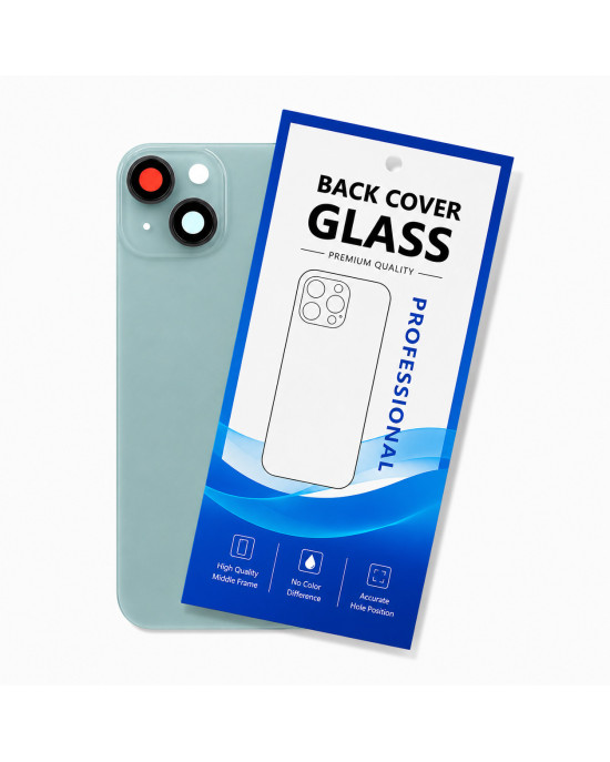 Klapka Plecki Tył iPhone 15 Blue z Ramką i Magnesami MAGSAFE