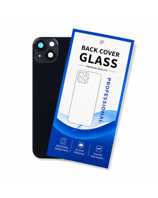 Klapka Plecki Tył iPhone 15 Black z Ramką i Magnesami
