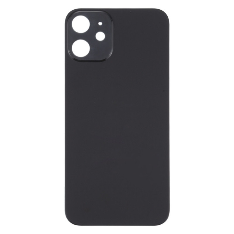 Klapka Jednobryłowa Plecki Tył iPhone 12 Black Duże oczko HQ