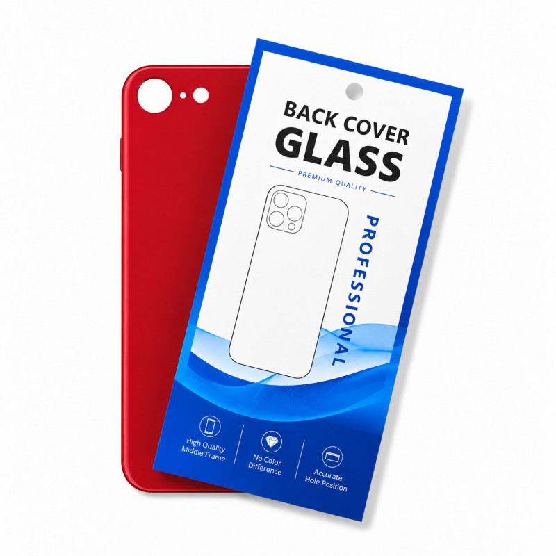 Klapka Plecki Tył iPhone SE 2020 Red Duże oczko