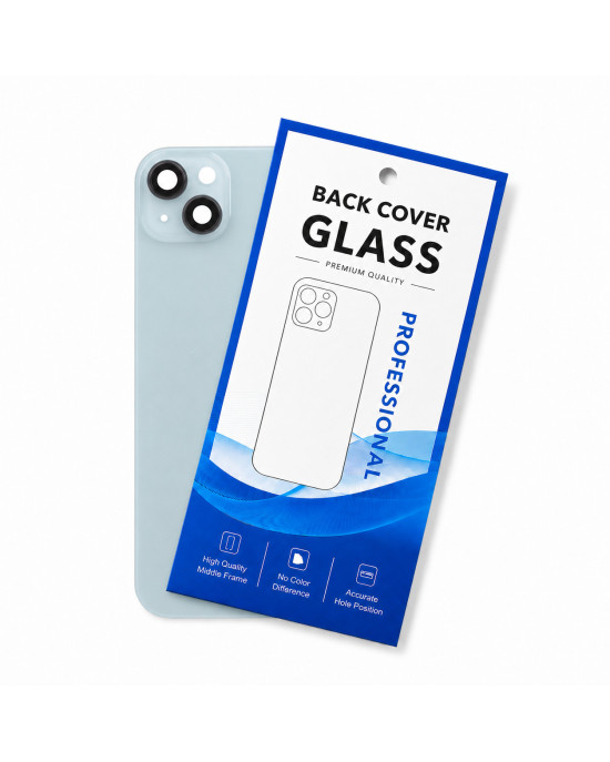 Klapka Plecki Tył iPhone 14 Plus Blue z Ramką i Magnesami MAGSAFE