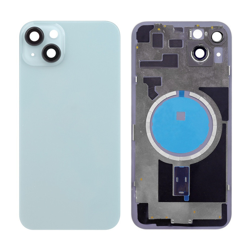 Klapka Plecki Tył iPhone 14 Blue z Ramką i Magnesami