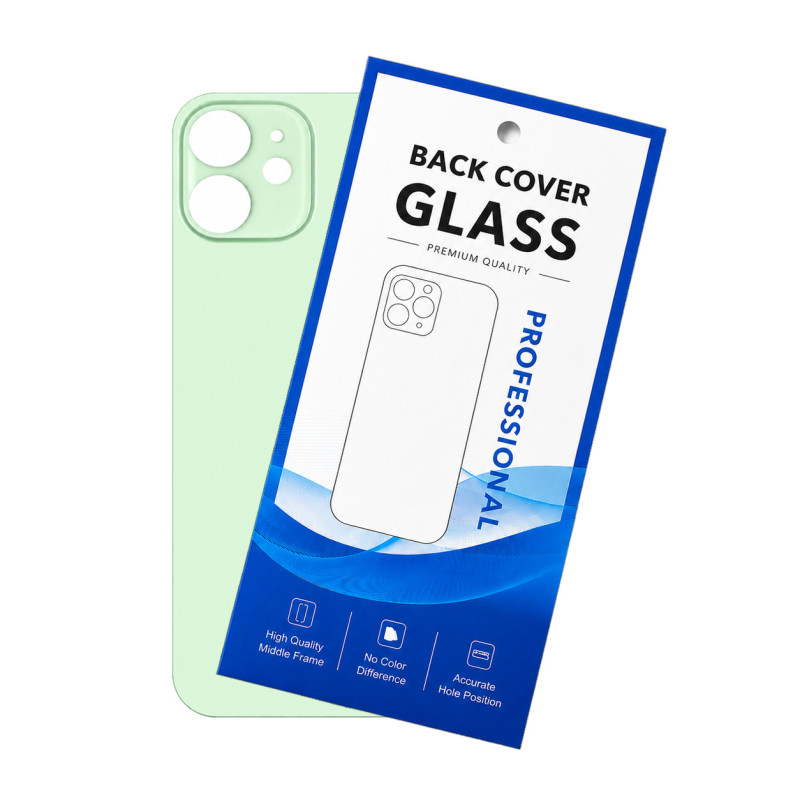 Klapka Plecki Tył iPhone 12 Green Duże oczko