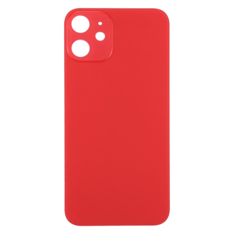 Klapka Plecki Tył iPhone 12 Red Duże oczko