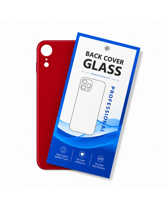 Klapka Plecki Tył iPhone XR Red Duże oczko