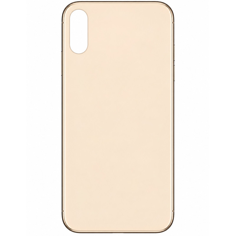 Klapka Plecki Tył iPhone XS Gold Duże oczko