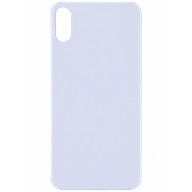 Klapka Plecki Tył iPhone XS White Duże oczko
