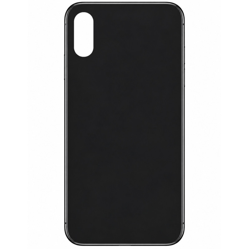 Klapka Plecki Tył iPhone XS Black Duże oczko
