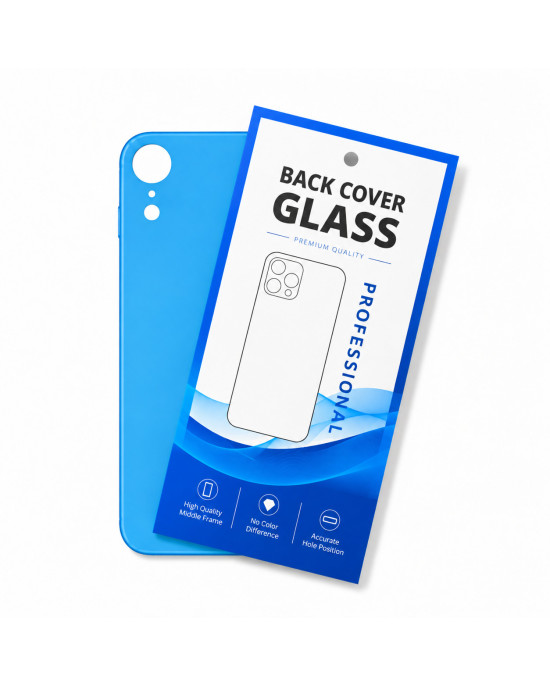 Klapka Plecki Tył iPhone XR Blue Duże oczko