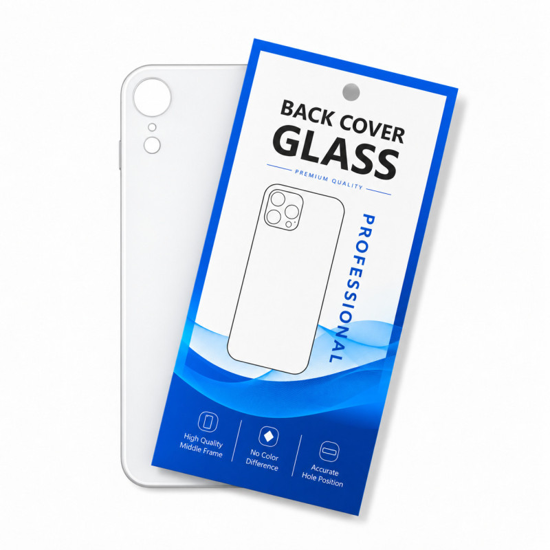 Klapka Plecki Tył iPhone XR White Duże oczko