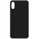 Klapka Plecki Tył iPhone X Black Duże oczko