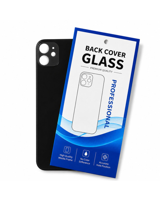 Klapka Plecki Tył iPhone 11 Black Duże oczko