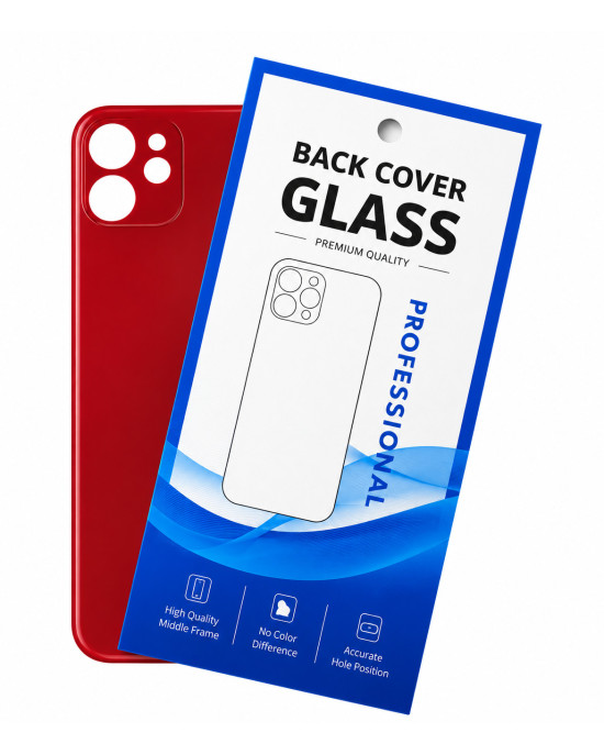 Klapka Plecki Tył iPhone 11 Red Duże oczko