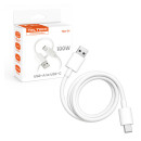 TelTech Kabel USB - USB-C 5A 100W 1m biały TCA-04