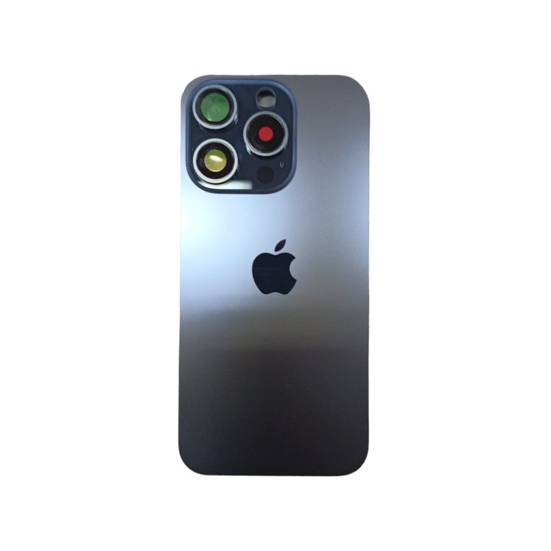 Klapka Jednobryłowa Plecki Tył iPhone 15 Pro Max Blue z Ramką