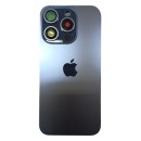 Klapka Jednobryłowa Plecki Tył iPhone 15 Pro Max Blue z Ramką