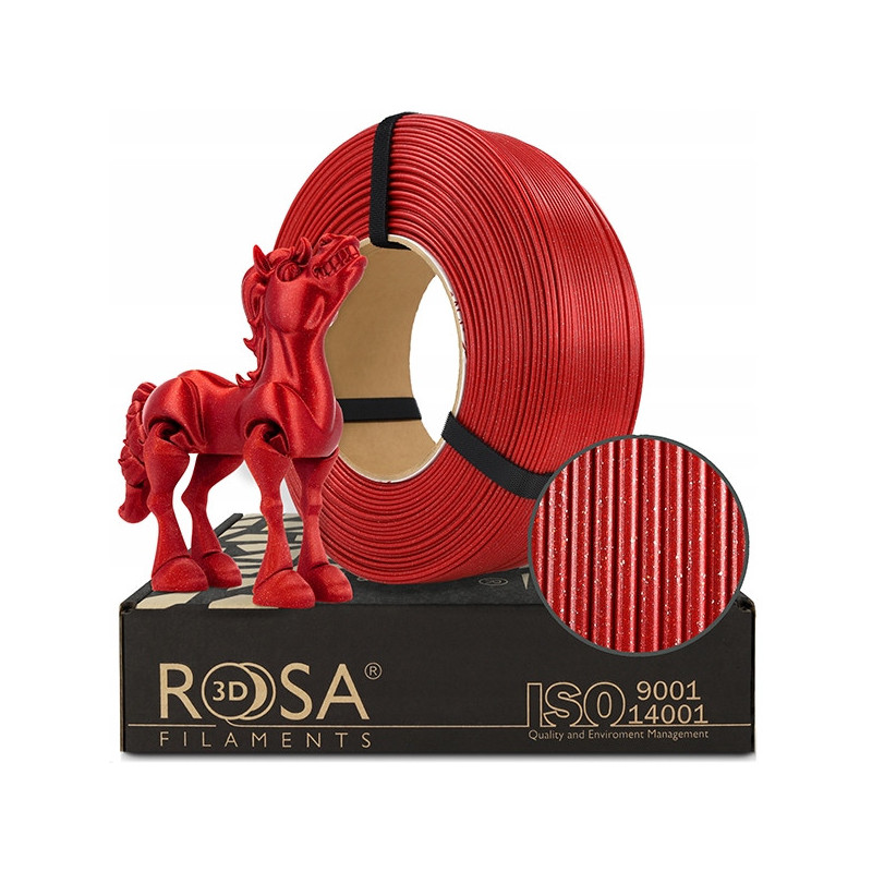 FILAMENT 3D ReFill PLA GALAXY Karmin Red 1