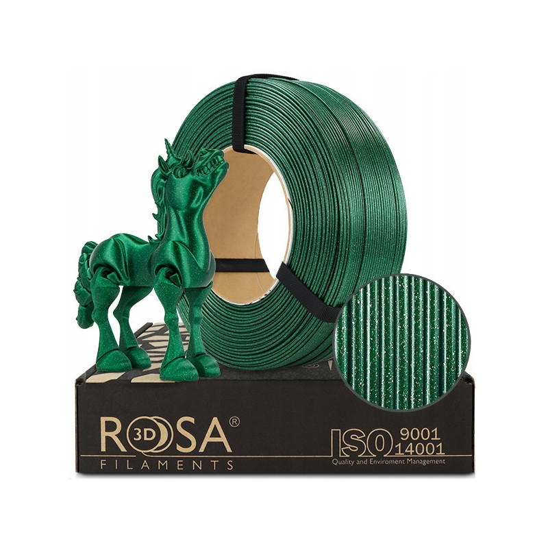 FILAMENT 3D ReFill PLA GALAXY Emerald Green 1
