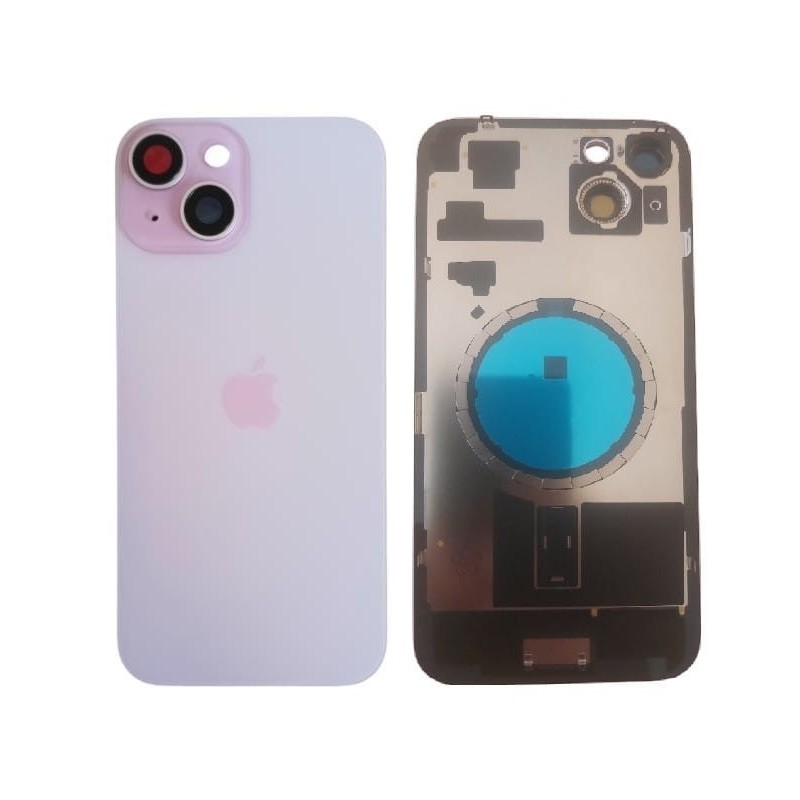 Klapka Jednobryłowa Plecki Tył iPhone 15 Plus Pink z Ramką HQ